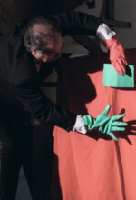 Red.Green. by George Brecht. DATE. Realization by Larry Miller.  'Flux Solo'
Performance at Trinitatiskirche, Kˆln - Germany, 23.9.1997
Performance at Trinitatis-church, Cologne - Germany, 23.9.1997