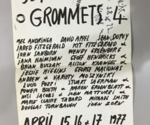 Poster for Grommet Theater performances organized by Jean Dupuy, 1977