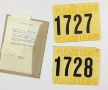 "Please Leave" event materials by Eric Andersen