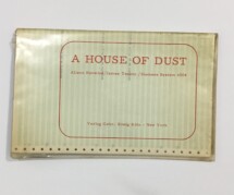 "House of Dust" by Alison Knowles, James Tenney, Siemens System 4004. Computer data sheets in vinyl folder