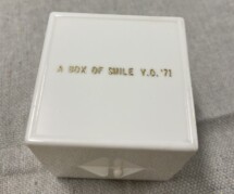 Yoko Ono, A Box of Smile, 1971. Plastic box with mirror